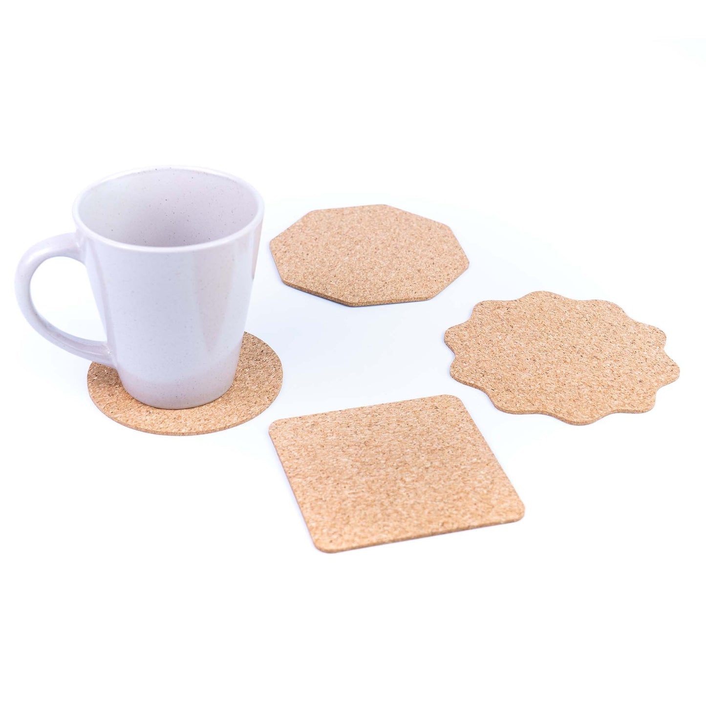 10units- Natural Cork Coasters L-1172-10