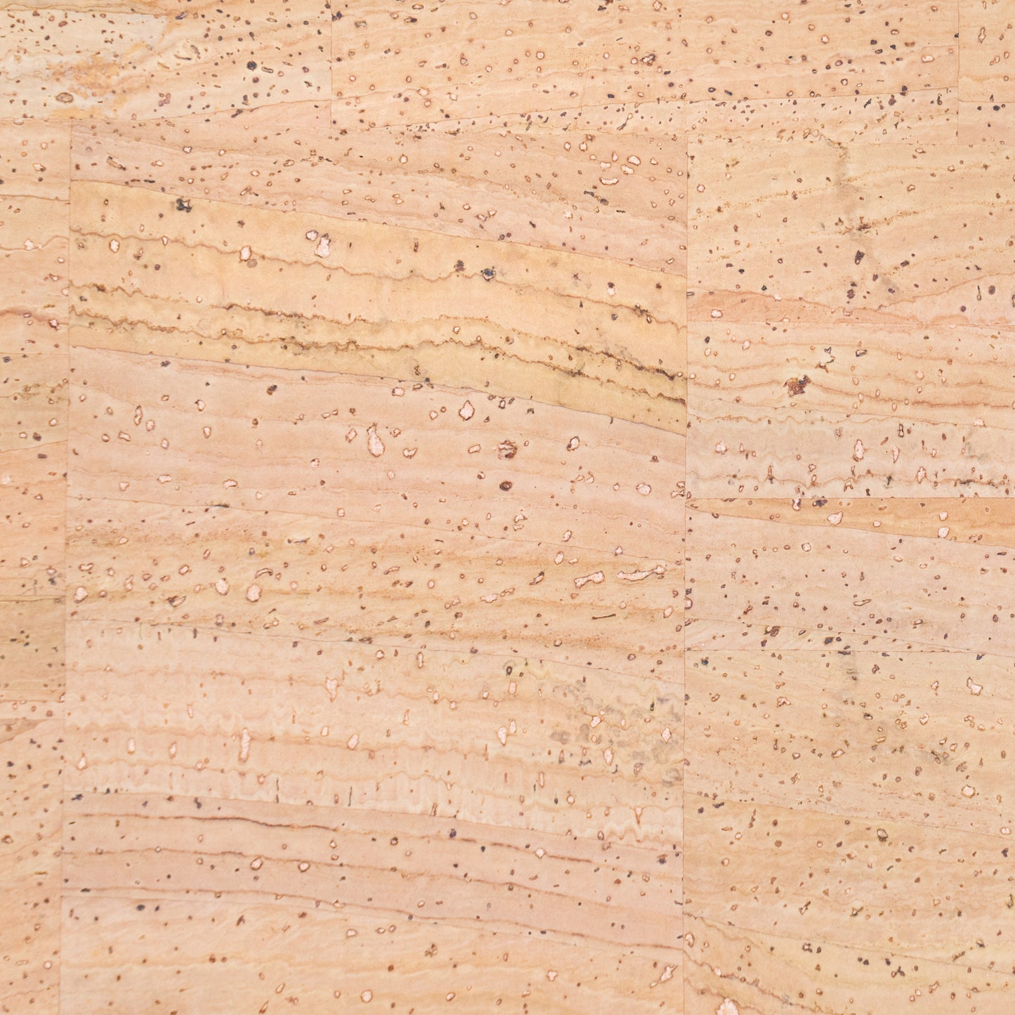 Premium Natural Cork Fabric 0.8mm Thin - Microfiber Backing for Wallets, Notebooks & Foldable Projects COF-691