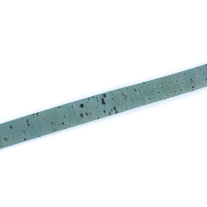 10mm Flat Cork Cord - Light Blue - COR-660 (10 Meters)