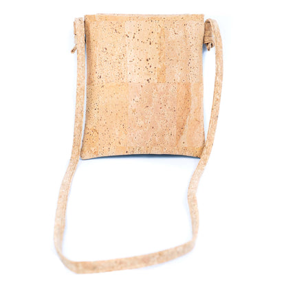 Cork Crossbody Bag - Vegan Fold-Over Messenger Bag BAGP-346