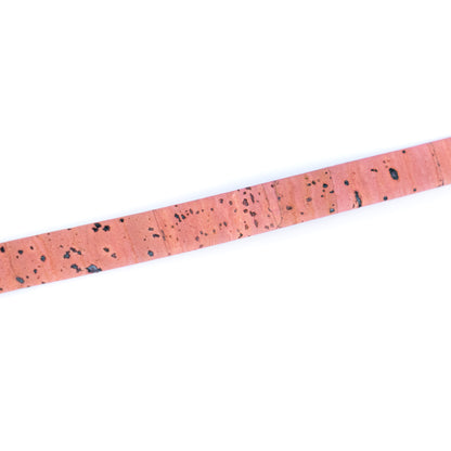 10mm Flat Cork Cord - Salmon Pink - COR-661 (10 Meters)