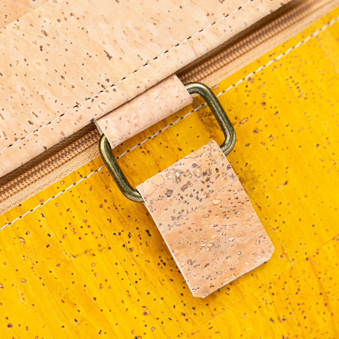 Cork Crossbody Bag - Vegan Fold-Over Messenger Bag BAGP-346