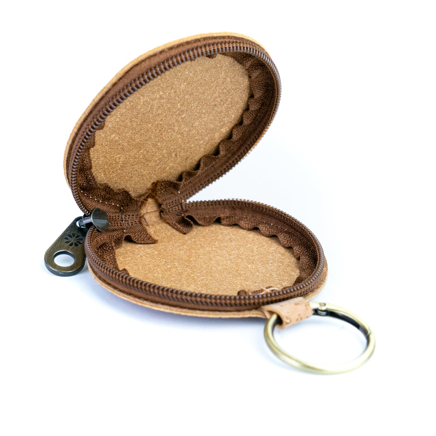 Printed Cork Handbag with Detachable Mini Zipper Purse & Shoulder Strap BAGD-667