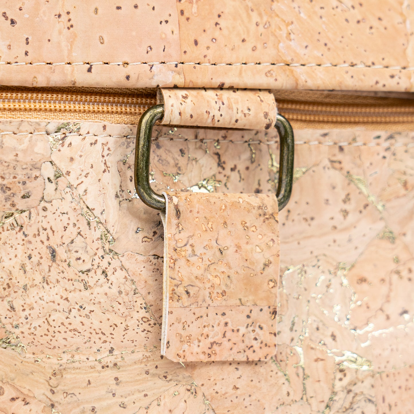 Cork Crossbody Bag - Vegan Fold-Over Messenger Bag BAGP-346