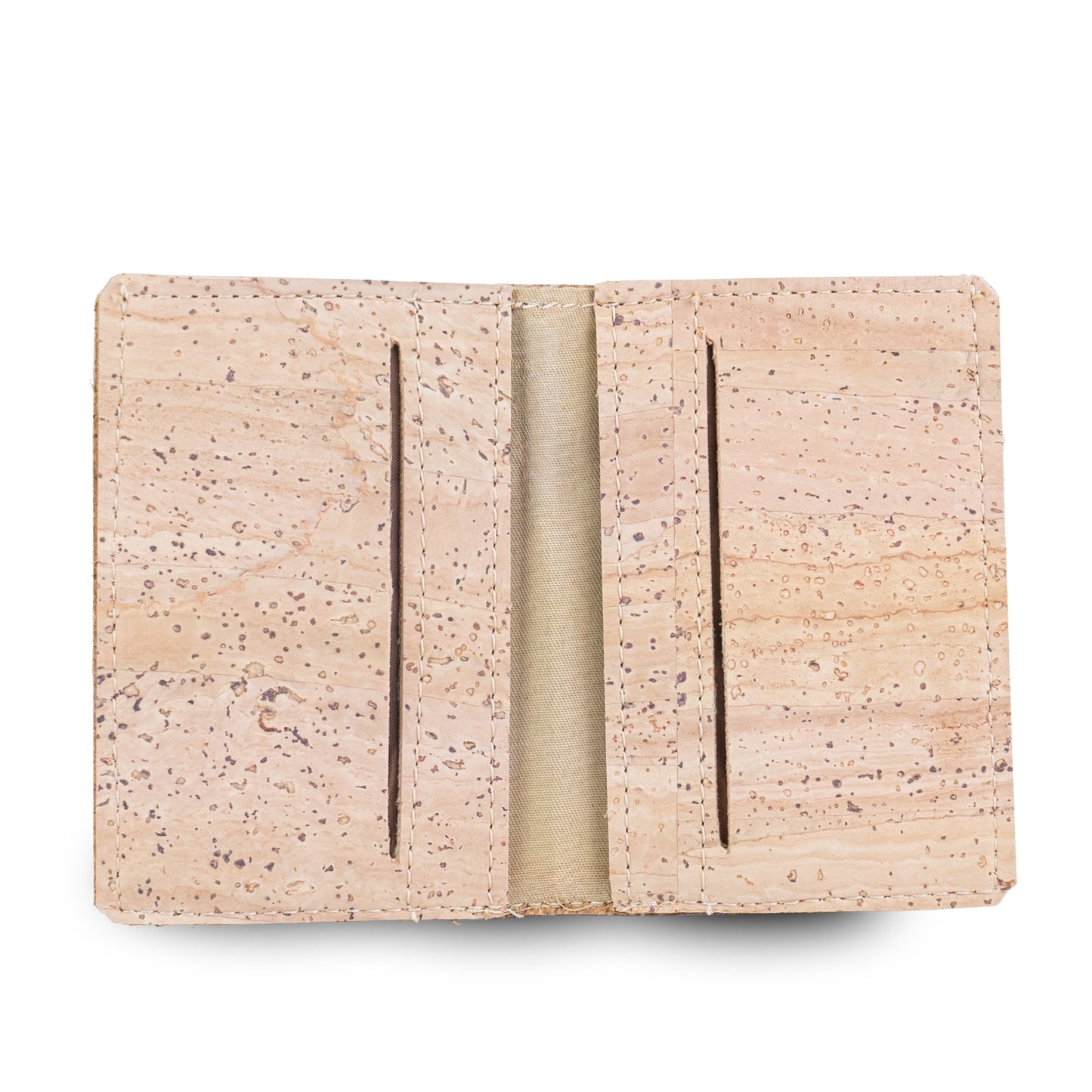 Natural Cork Bifold Wallet — Slim, BAGP-373