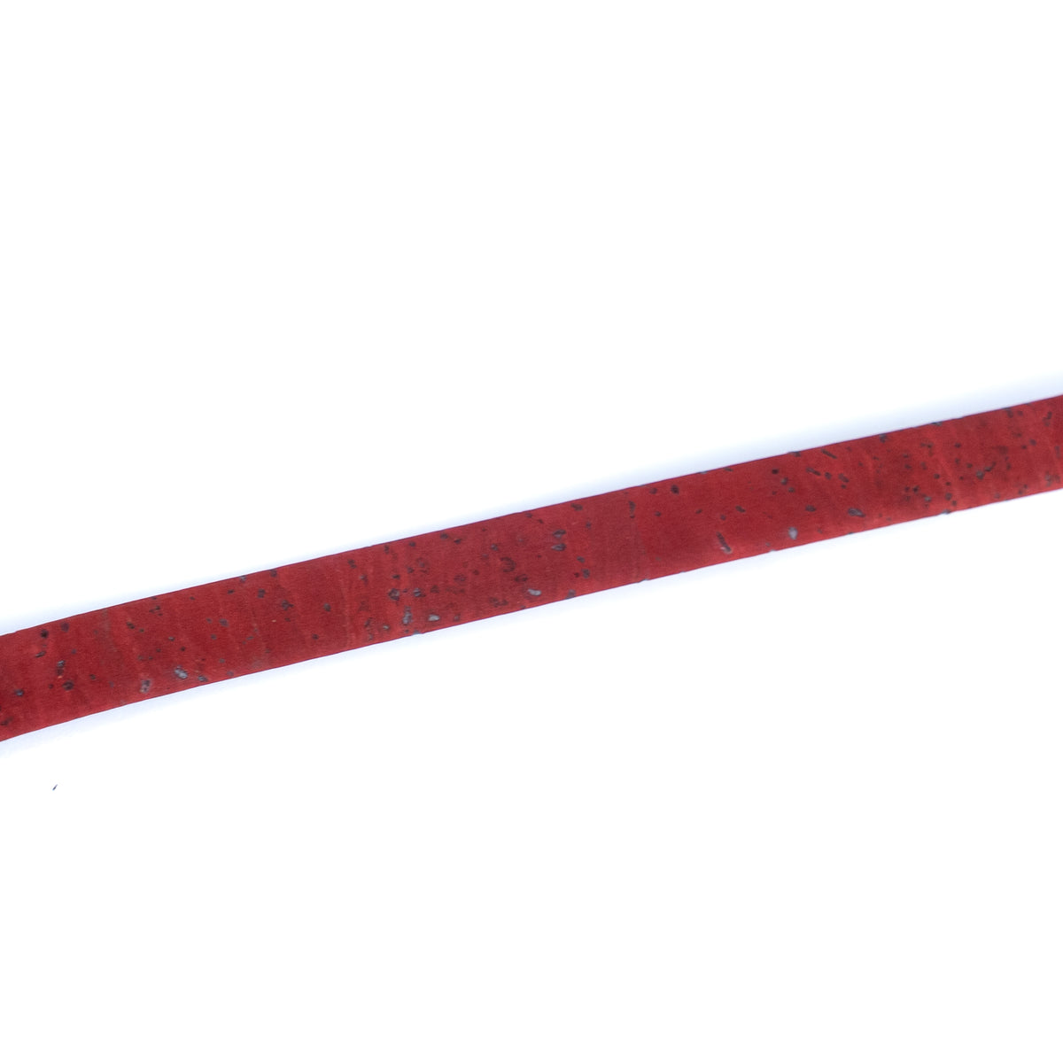 10mm Flat Cork Cord - Red - COR-655 (10 Meters)