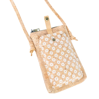 Cork Phone Crossbody Bag with Front Pocket BAGD-649
