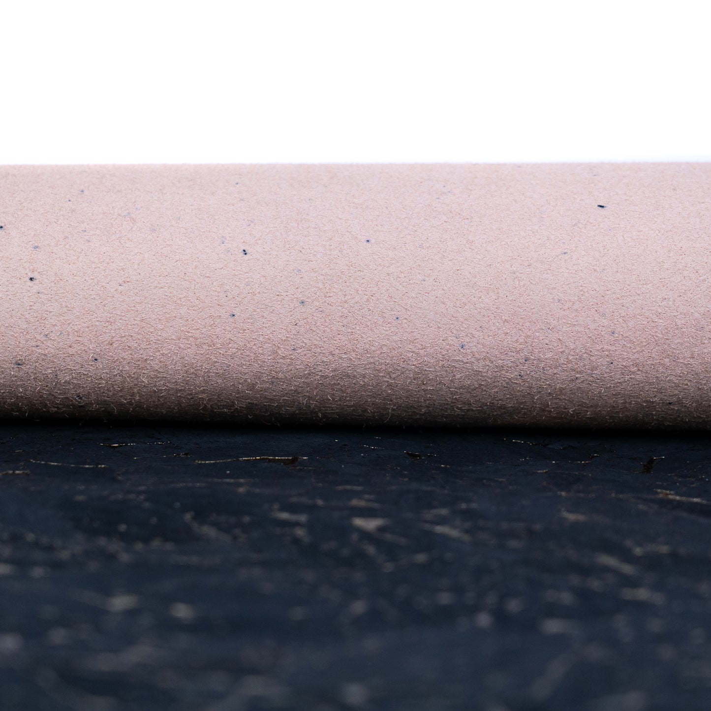 Black Cork Fabric with Gold Flecks COF-694