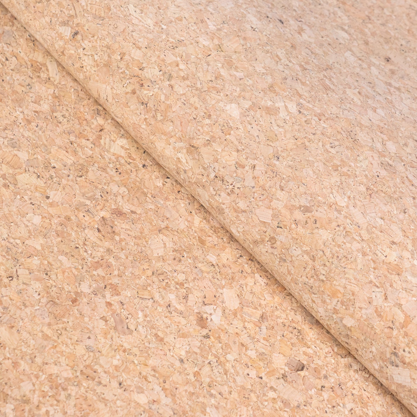 Double-Sided Natural Cork Fabric 1.4mm Thick for Bags, Placemats & DIY Projects 10 meters.COF-695