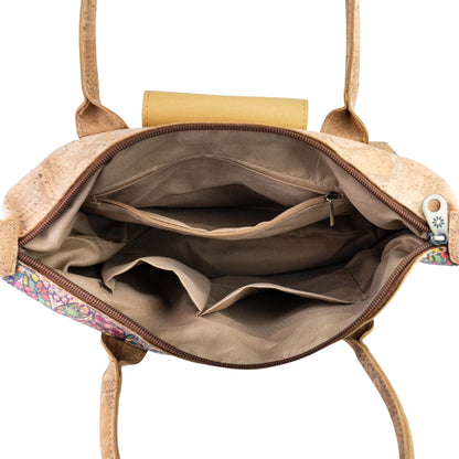 Cork Handbag with Detachable Shoulder Strap BAGD-655