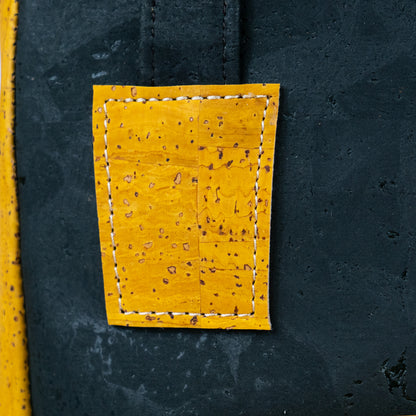 Cork Handbag for Women – Dual Tone Tote with Front Pocket BAGP-310