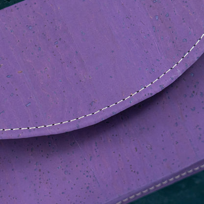 Cork Handbag for Women – Dual Tone Tote with Front Pocket BAGP-310