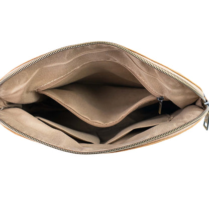 Natural Cork Crossbody Bag with Printed Accent BAGD-659