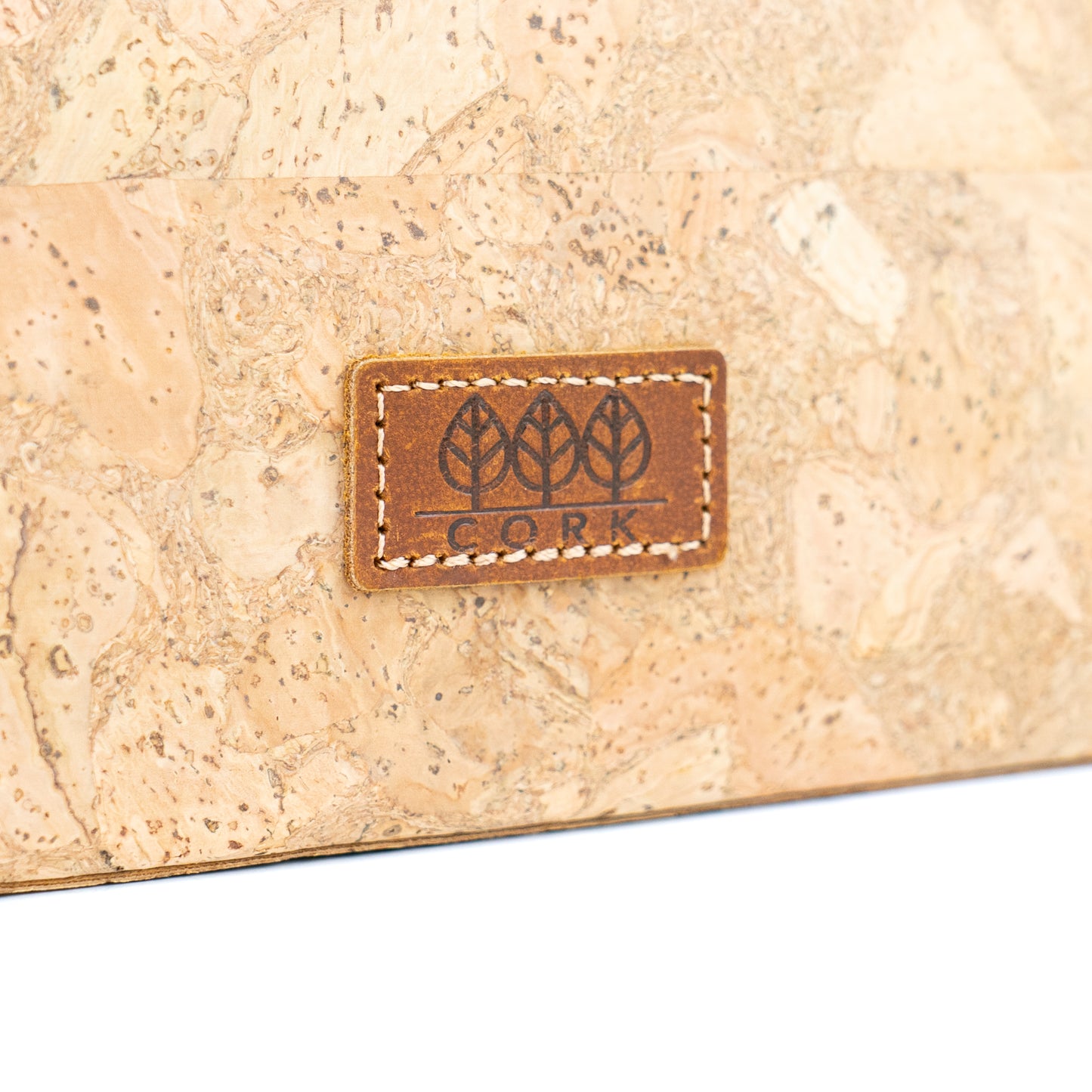 Natural Cork Crossbody Bag with Printed Accent BAGD-659