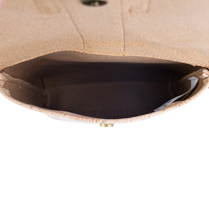 Cork Crossbody Bag | Double-Sided Natural Cork with Detachable Strap BAGP-374