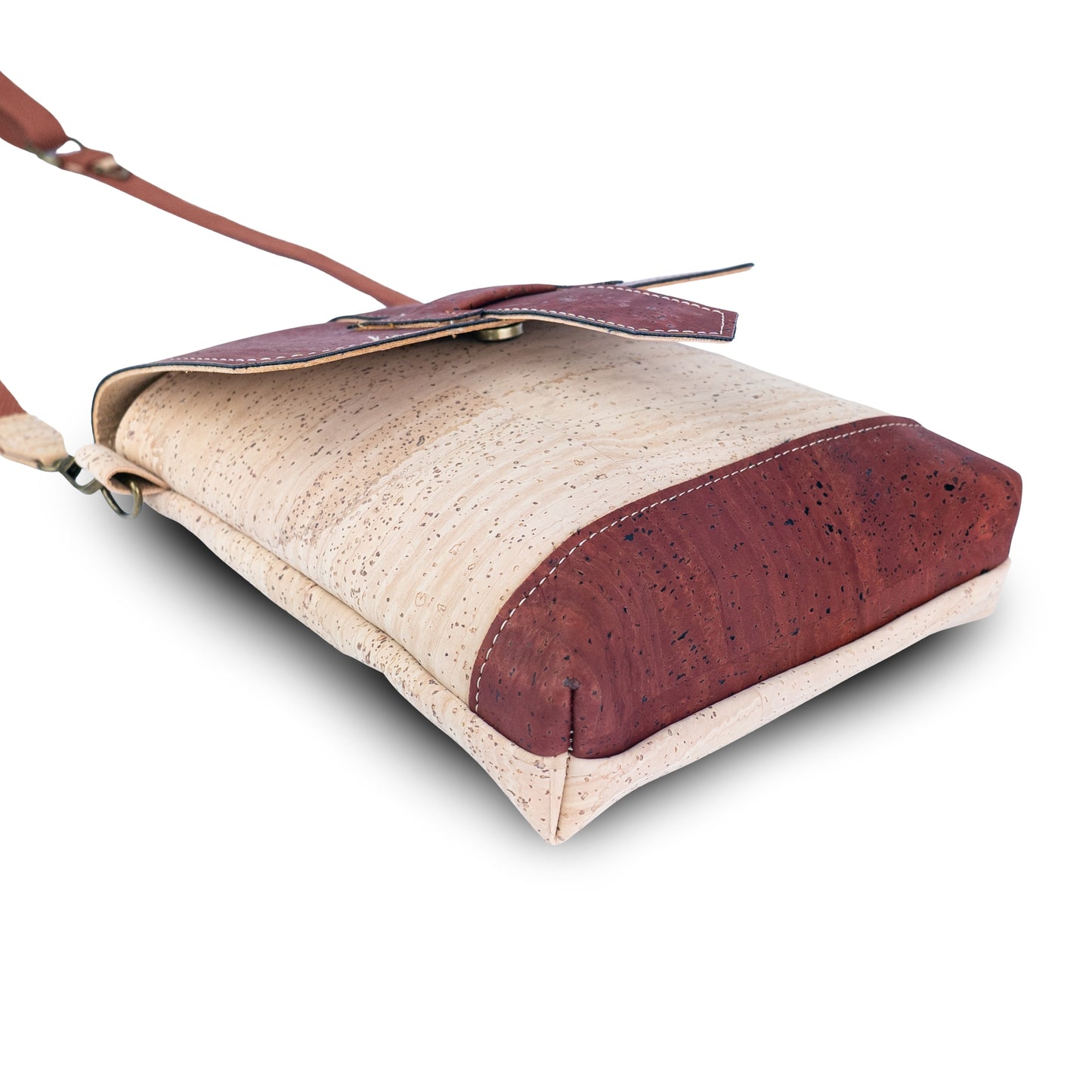 Cork Crossbody Bag | Double-Sided Natural Cork with Detachable Strap BAGP-374