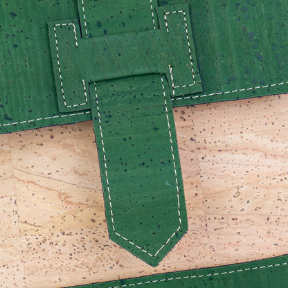 Cork Crossbody Bag | Double-Sided Natural Cork with Detachable Strap BAGP-374