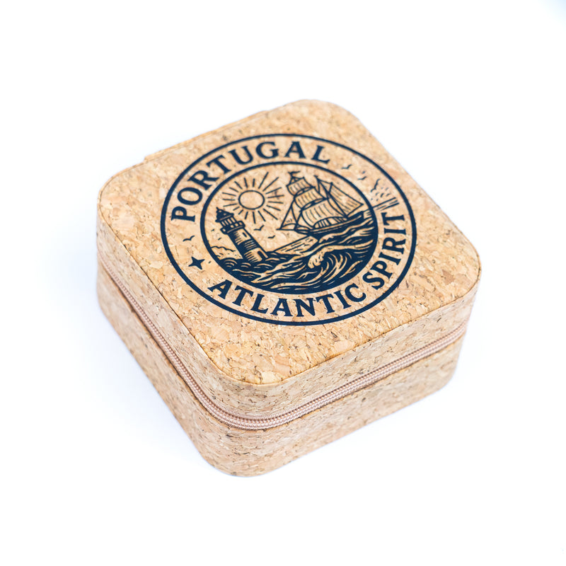 Cork Jewelry Storage Box 10Pcs