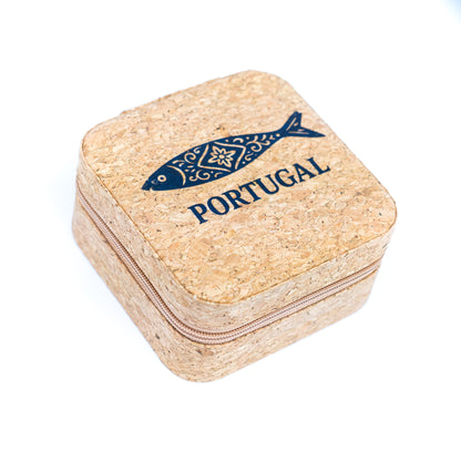 Cork Jewelry Storage Box 10Pcs