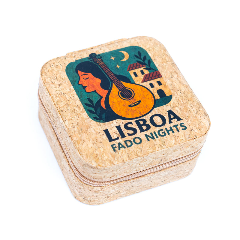 Cork Jewelry Storage Box 10Pcs