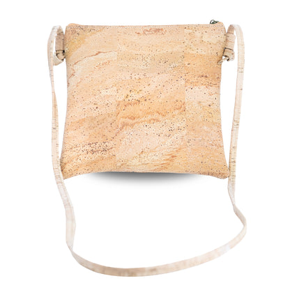 Cork Crossbody Bag with Dual Front Zippers BAGP-319-E