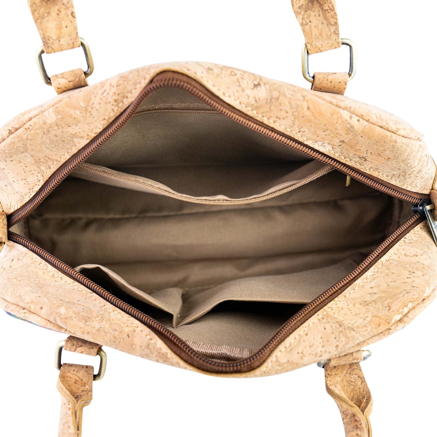 Cork Handbag & Crossbody Bag – Top Handles, Adjustable Strap BAGD-651