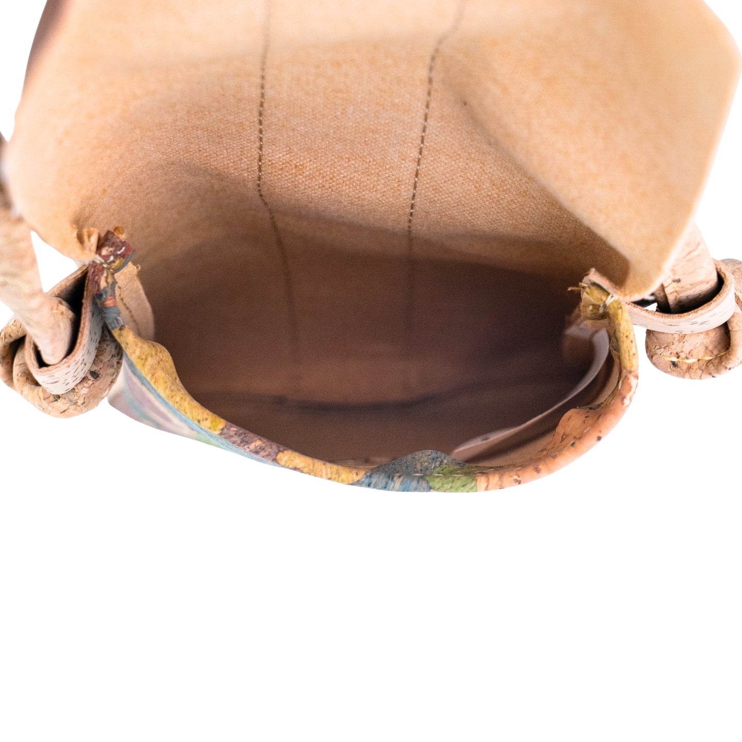 5pcs | Cork Phone Crossbody Bag | Flip Flap, Magnetic Snap & Side Zip — BAGP-372