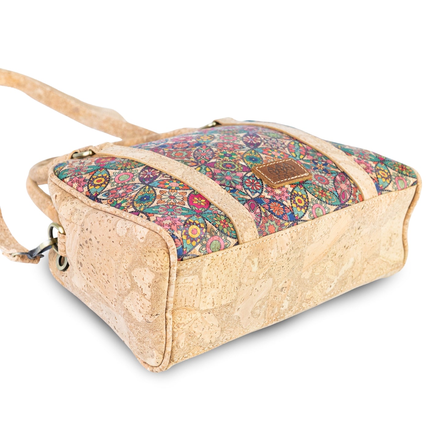 Cork Handbag & Crossbody Bag – Top Handles, Adjustable Strap BAGD-651