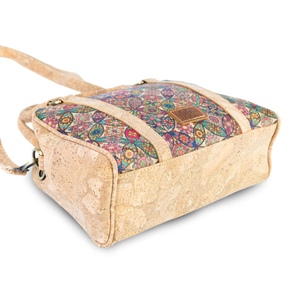 Cork Handbag & Crossbody Bag – Top Handles, Adjustable Strap BAGD-651