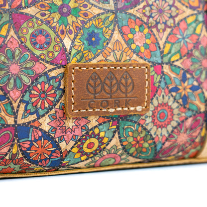 Cork Handbag & Crossbody Bag – Top Handles, Adjustable Strap BAGD-651