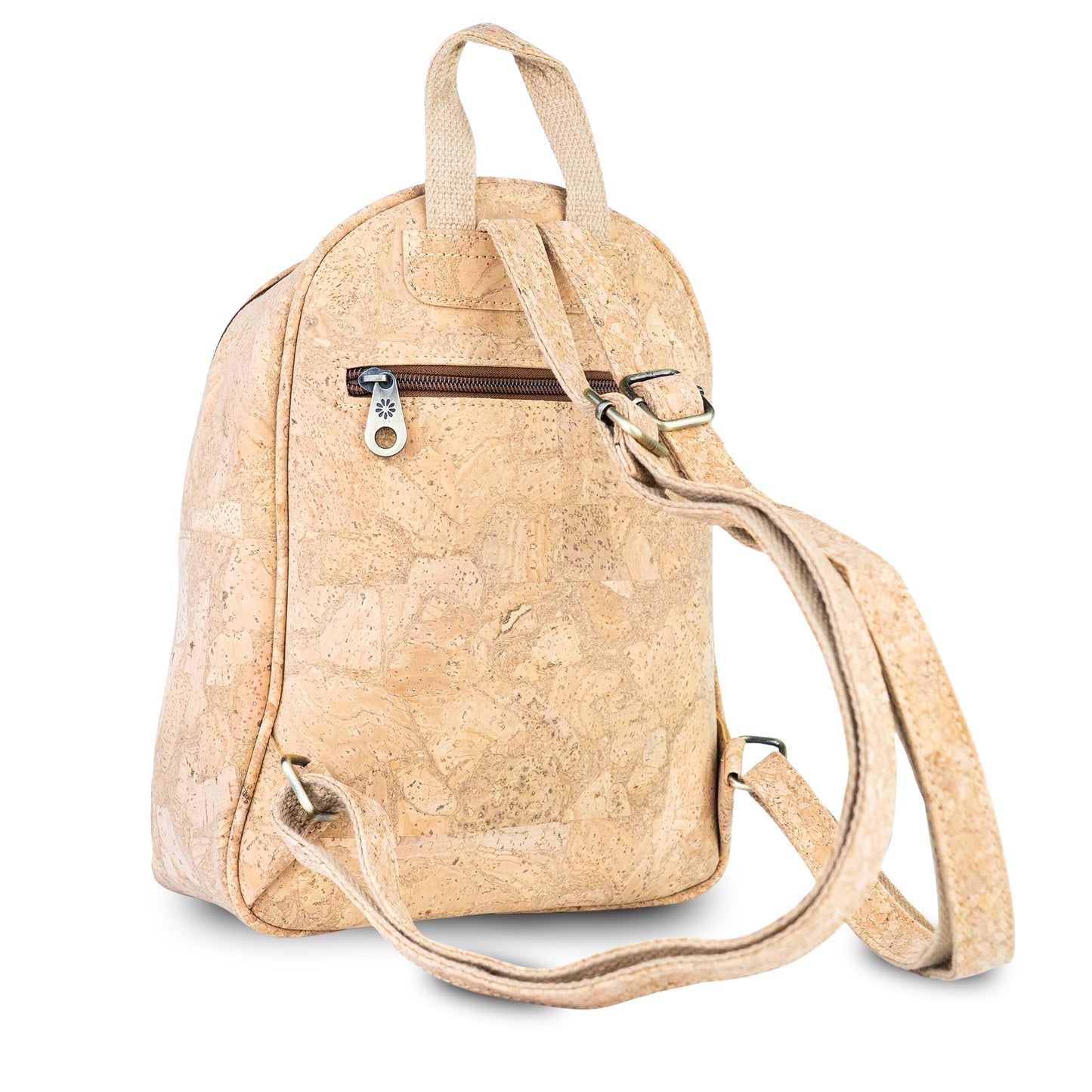 Cork Backpack with Front Zip Pocket – Adjustable Straps BAGD-650