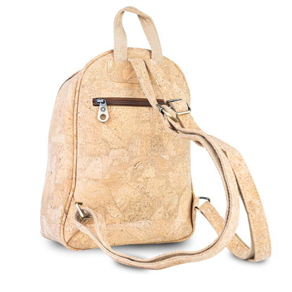 Cork Backpack with Front Zip Pocket – Adjustable Straps BAGD-650
