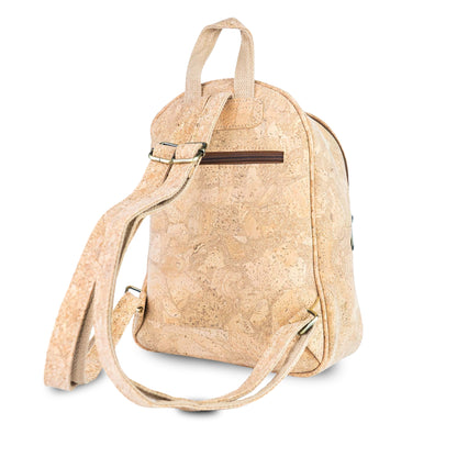 Cork Backpack with Front Zip Pocket – Adjustable Straps BAGD-650