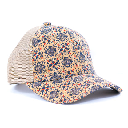 Cork Printed Women's Baseball Cap L-873A-MIX-12（12units）