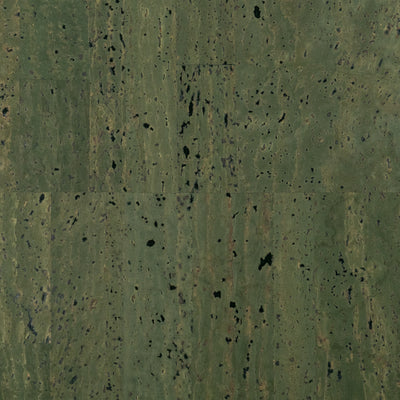 Premium Solid dark green Cork Fabric COF-124-B