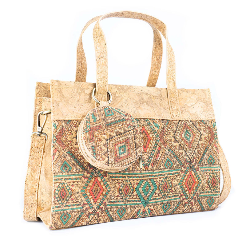 Cork Handbag with Coin Purse BAGD-613