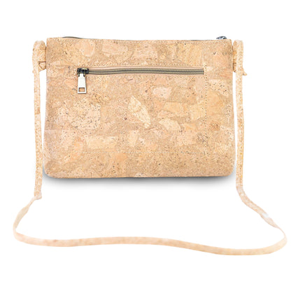 Slim Cork Crossbody Bag with Printed Design BAGD-663
