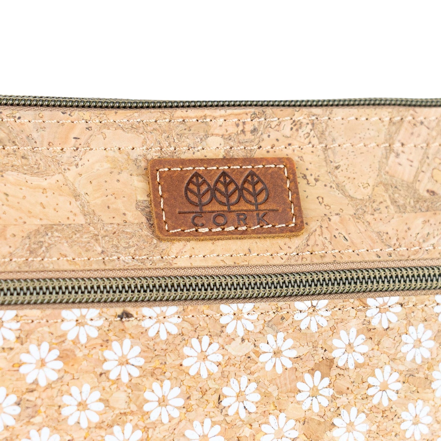 Slim Cork Crossbody Bag with Printed Design BAGD-663