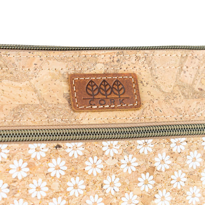 Slim Cork Crossbody Bag with Printed Design BAGD-663