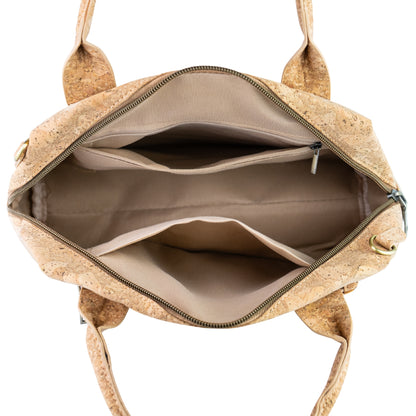 Small Cork Handbag with Printed Front BAGD-661
