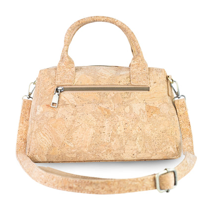 Small Cork Handbag with Printed Front BAGD-661