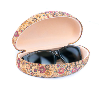 Eco-Friendly Natural Cork Glasses Case L-1111-MIX-12