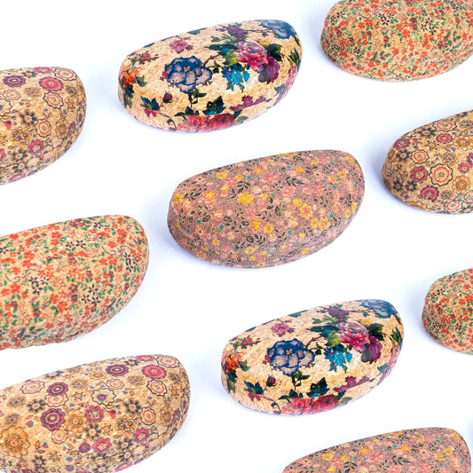 Eco-Friendly Natural Cork Glasses Case L-1111-MIX-12