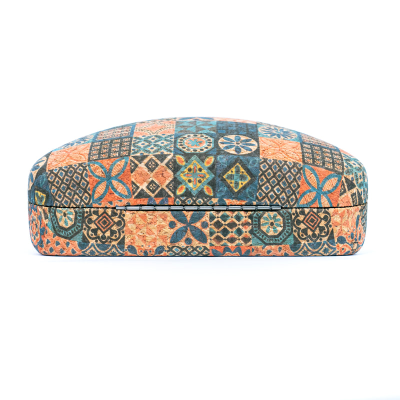 Eco-Friendly Natural Cork Glasses Case L-1112-MIX-12