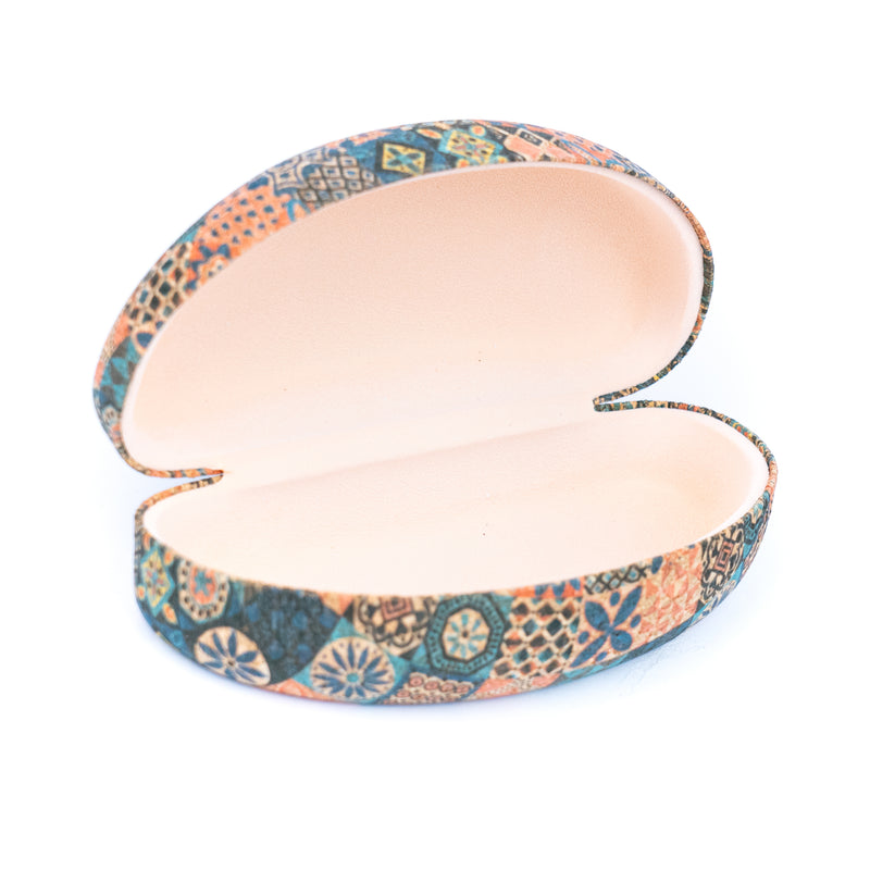 Eco-Friendly Natural Cork Glasses Case L-1112-MIX-12