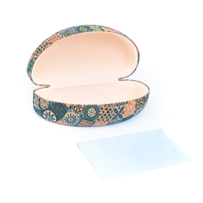 Eco-Friendly Natural Cork Glasses Case L-1112-MIX-12