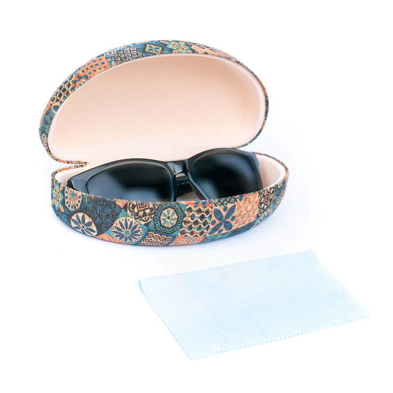 Eco-Friendly Natural Cork Glasses Case L-1112-MIX-12