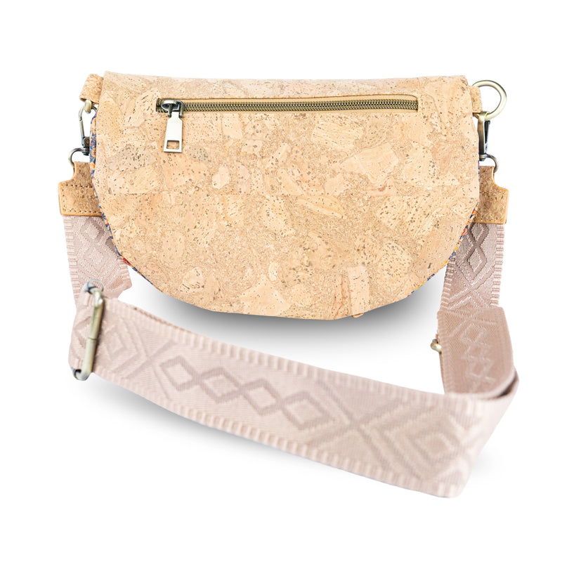 Cork Fanny Pack Shoulder Bag – Mosaic & Floral Patterns BAGD-615