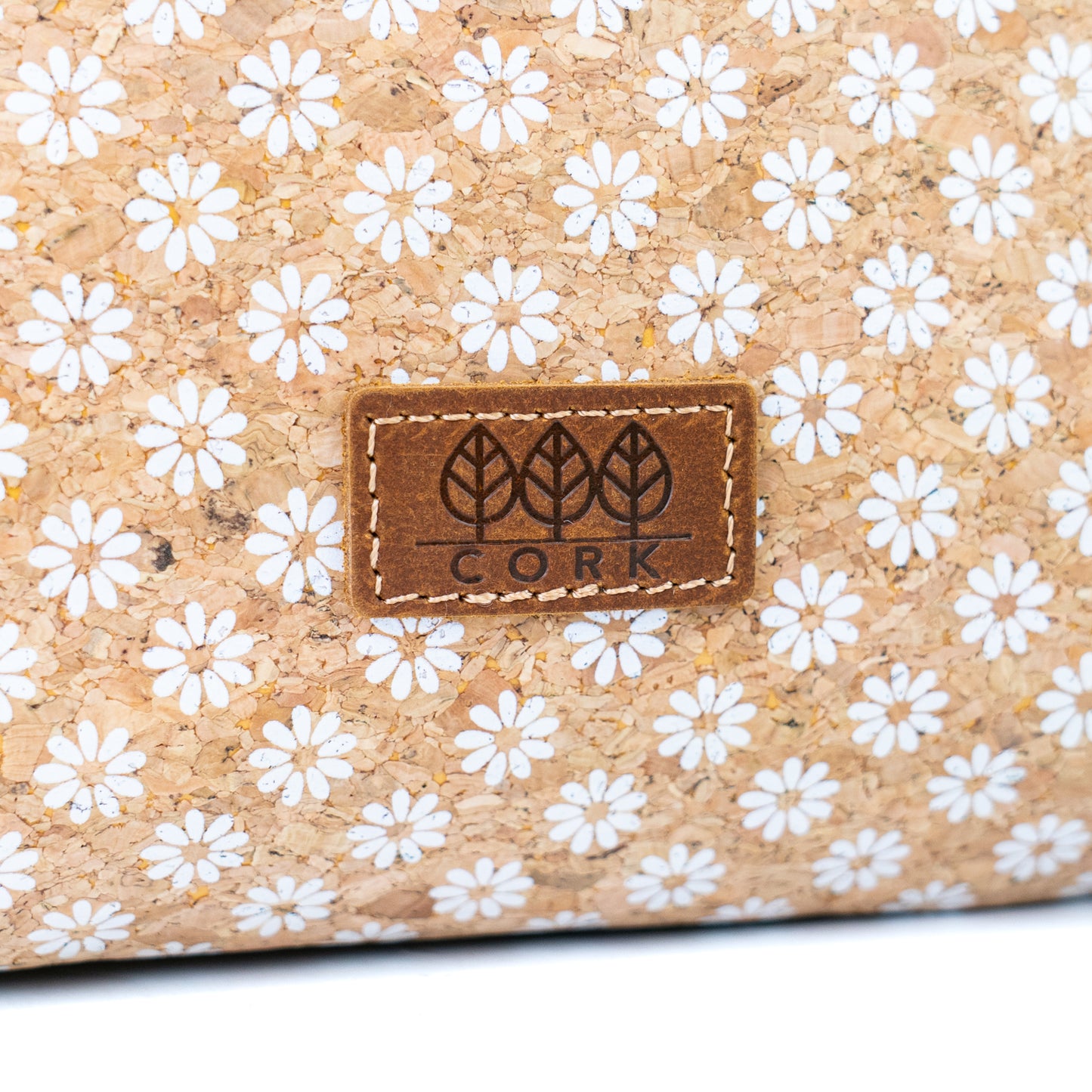 Natural Cork Backpack with Printed Front Panel BAGD-652