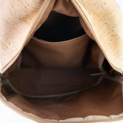Natural Cork Backpack — Lightweight, Vegan & Eco-Friendly BAGP-383
